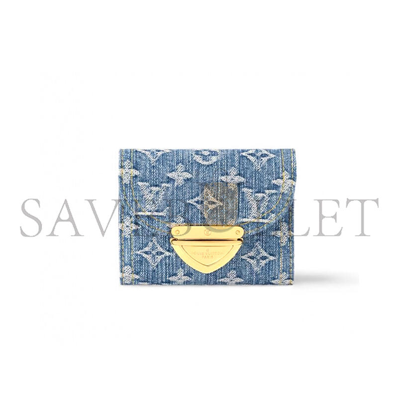 LOUIS VUITTON  DENIM VICTORINE WALLET M82959 (12*9.5*1.5cm)